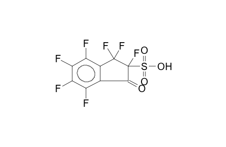 HEPTAFLUOROINDANON-1-SULPHOACID-2