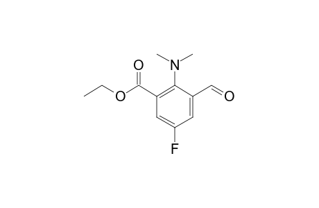 ETHYL-2-(DIMETHYLAMINO)-5-FLUORO-3-FORMYLBENZOATE