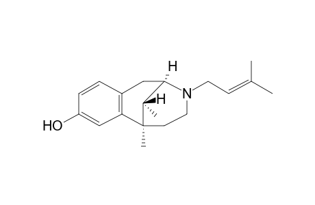 cis-2'-Hydroxy-5,9-dimethyl-2-(3-methyl-2-butenyl)-6,7-benzomorphan