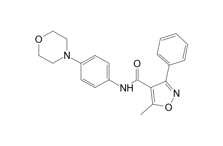 5-methyl-4'-morpholino-3-phenyl-4-isoxazolecarboxanilide