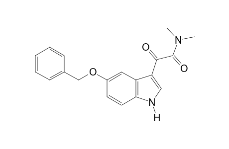 5-benzyloxy-N,N-dimethyl-3-indoleglyoxylamide