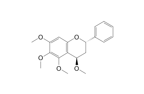 (2S,4R)-4,5,6,7-Tetramethoxyflavan