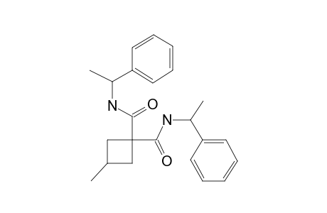 3-Methyl-1,1-bis[(1-phenylethyl)carbamoyl]cyclobutane