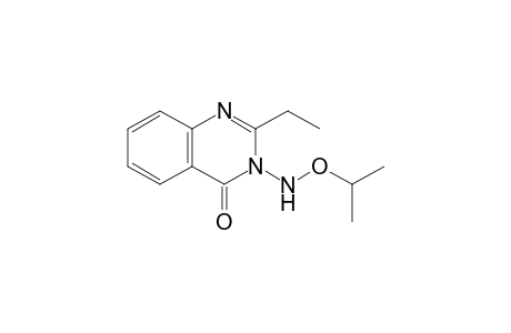 2-ethyl-3-(isopropoxyamino)quinazolin-4-one