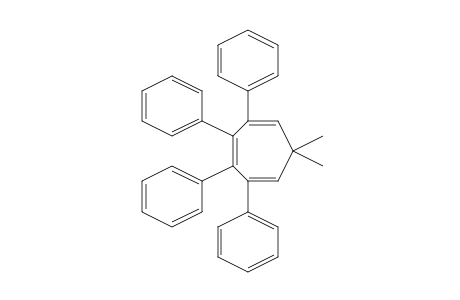 1,3,5-Cycloheptatriene, 7,7-dimethyl-2,3,4,5-tetraphenyl-