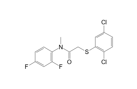 2-[(2,5-dichlorophenyl)thio]-2',4'-difluoro-N-methylacetanilide