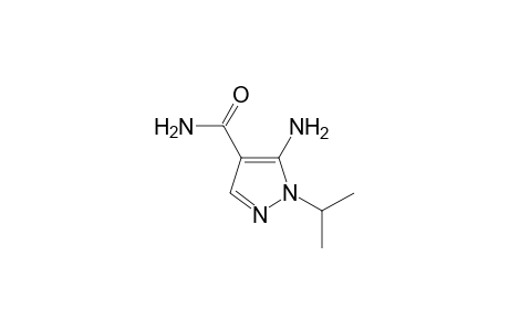 1H-Pyrazole-4-carboxylic acid, 5-amino-1-isopropyl-, amide