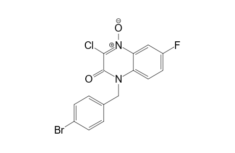 1-(4-Bromobenzyl)-3-chloro-6-fluoroquinoxalin-2(1H)-one 4-Oxide