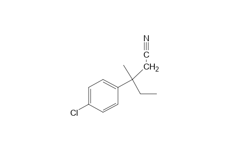 p-CHLORO-beta-ETHYL-beta-METHYLHYDROCINNAMONITRILE