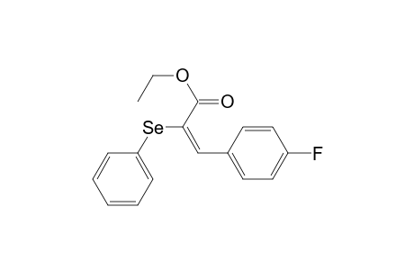 (E)-ETHYL-2-(PHENYLSELENO)-3-(4-FLUOROPHENYL)-2-PROPENOATE