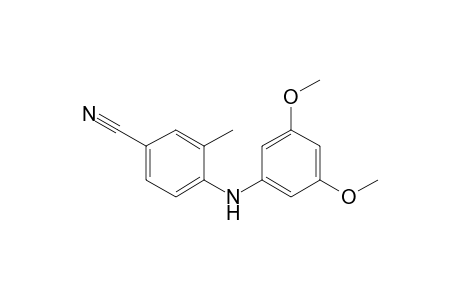 4-(3,5-dimethoxyanilino)-3-methyl-benzonitrile