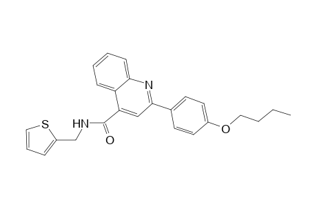 2-(4-butoxyphenyl)-N-(2-thienylmethyl)-4-quinolinecarboxamide