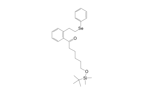 6-[[Tert-butyl(dimethyl)silyl]oxy]-1-[2-[2-(phenylselanyl)ethyl]-phenyl]hexan-1-one