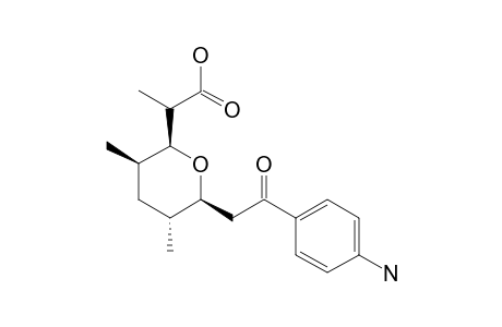 9-(4'-AMINOPHENYL)-3,7-O-CYCLO-2,4,6-TRIMETHYL-9-OXO-NONOIC-ACID