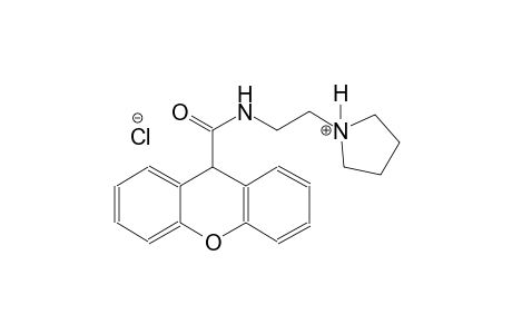 1-{2-[(9H-xanthen-9-ylcarbonyl)amino]ethyl}pyrrolidinium chloride