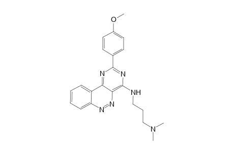 N-[2-(4-Methoxyphenyl)pyrimido[5,4-c]cinnolin-4-yl]-N',N'-dimethylpropane-1,3-diamine