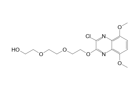 2-Chloro-3-(9-hydroxy-1,4,7-trioxanonyl)-5,8-dimethoxyquinoxaline