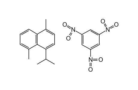 1,5-dimethyl-4-isopropylnaphthalene, compound with 1,3,5-trinitrobenzene