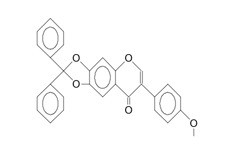 6,7-Diphenylmethylenedioxy-4'-methoxy-isoflavone