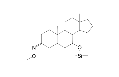 5.ALPHA.-ANDROSTAN-7.ALPHA.-OL-3-ONE(3-O-METHYLOXIME-7.ALPHA.-TRIMETHYLSILYL ETHER)