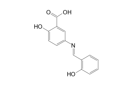 2-Hydroxy-5-(2-hydroxybenzylideneamino)benzoic acid