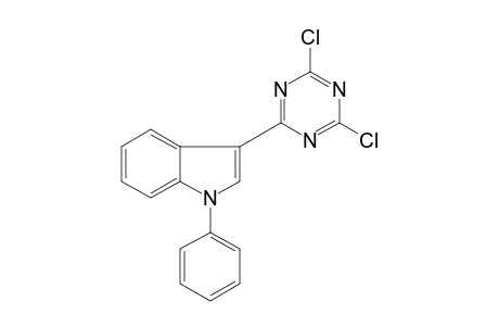 3-(4,6-dichloro-s-triazin-2-yl)-1-phenylindole