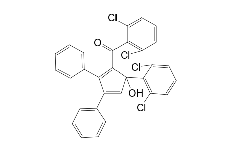 (2,6-dichlorophenyl)(5-(2,6-dichlorophenyl)-5-hydroxy-2,3-diphenylcyclopenta-1,3-dienyl)methanone