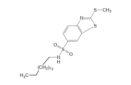 N-hexadecyl-2-(methylthio)-6-benzothiazolesulfonamide