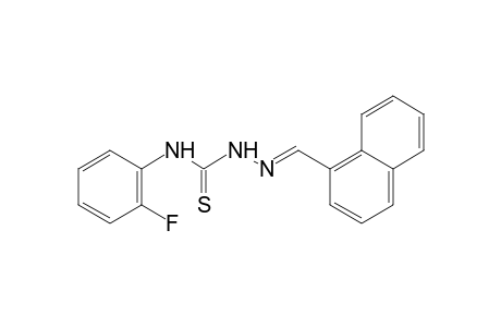 4-(o-fluorophenyl)-1-[(1-naphthyl)methylene]-3-thiosemicarbazide