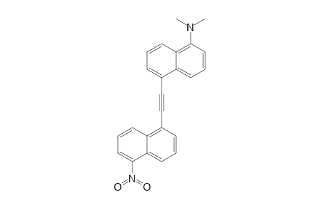 N,N-DIMETHYL-5-[(5-NITRO-1-NAPHTHYL)-ETHYNYL]-NAPHTHALEN-1-AMINE