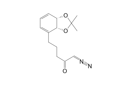 1-Diazo-5-((3aR,7aS)-2,2-dimethyl-3a,7a-dihydrobenzo[d][1,3]dioxol-4-yl)pentan-2-one