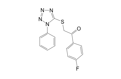 1-(4-fluorophenyl)-2-[(1-phenyl-1H-tetraazol-5-yl)sulfanyl]ethanone