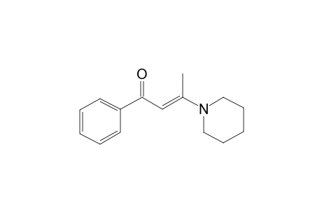 2-Buten-1-one, 1-phenyl-3-(1-piperidinyl)-