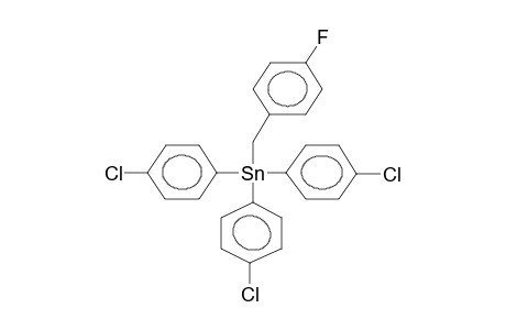 TRIS(4-CHLOROPHENYL)-4-FLUOROBENZYLSTANNANE