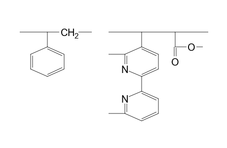 Poly[styrene-co-1-(5'-(6',6''-dimethyl-2',2''-bipyridinyl))-2-(methoxycarbonyl)ethylene]