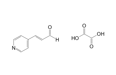 trans-4-pyridineacrolein, oxalate(1.1) (salt)