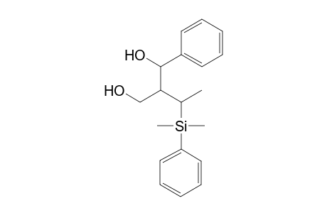 (2RS,3RS)-3-Dimethyl(phenyl)silyl-2-[(SR)-.alpha.-hydroxybenzyl]butan-1-ol