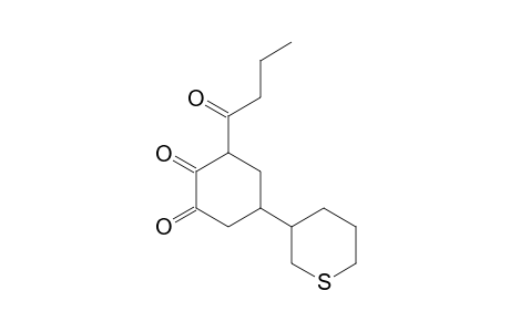 2-Butanoyl-3-hydroxy-5-(3-thianyl)-2-cyclohexen-1-one