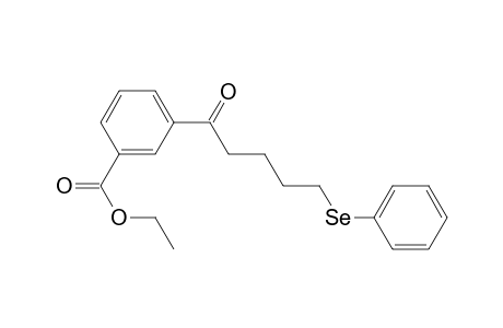 Ethyl 3-[5-(Phenylselanyl)pentanoyl]benzoate