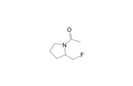 2-(Fluoromethyl)pyrrolidine, N-acetyl