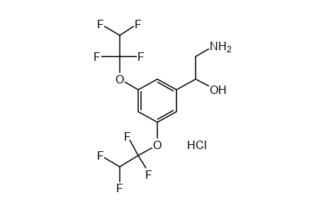alpha-(aminomethyl)-3,5-bis(1,1,2,2-tetrafluoroethoxy)benzyl alcohol, hydrochloride