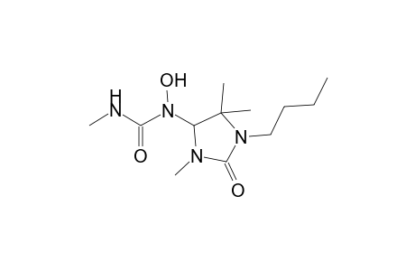 N-(1-butyl-3,5,5-trimethyl-2-oxo-4-imidazolidinyl)-N-hydroxy-N'-methylurea