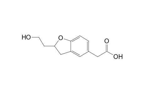 5-Benzofuranacetic acid, 2,3-dihydro-2-(2-hydroxyethyl)-