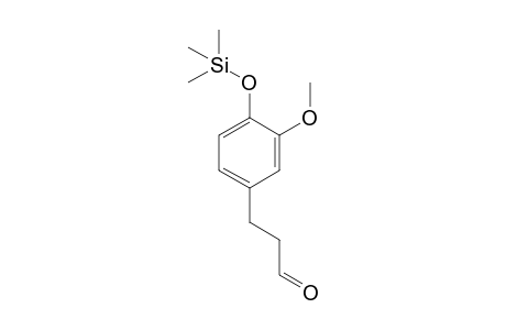 3-(3-Methoxy-4-trimethylsilyloxy-phenyl)propanal