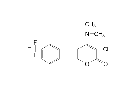 3-chloro-4-(dimethylamino)-6-(alpha,alpha,alpha-trifluoro-p-tolyl)-2H-pyran-2-one