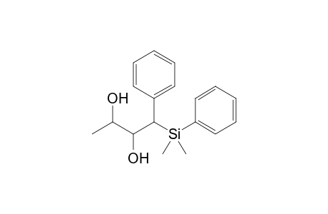 (2RS,3RS,4SR)-4-Dimethyl(phenyl)silyl-4-phenylbutane-2,3-diol