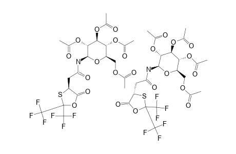 N-(2,3,4,6-TETRA-O-ACETYL-BETA-D-GLUCOPYRANOSYL)-2-[(4-RS)-5-OXO-2,2-BIS-(TRIFLUOROMETHYL)-1,3-OXATHIOLAN-4-YL]-ACETAMIDE