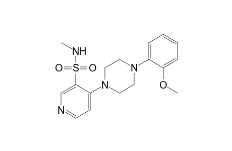 4-[4-(o-methoxyphenyl)-1-piperazinyl]-N-methyl-3-pyridinesulfonamide