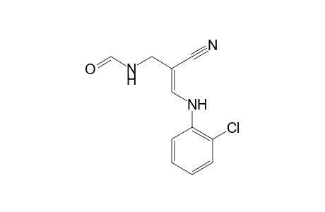 2-(Formamido-methyl)-cis-3-(2-chloro-anilino)-acrylonitrile