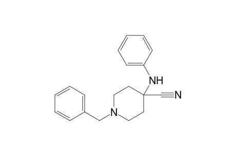 4-anilino-1-benzylisonipecotonitrile